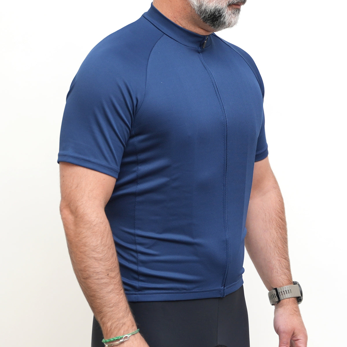 Ride Fit Jersey - Navy – The Black Bibs