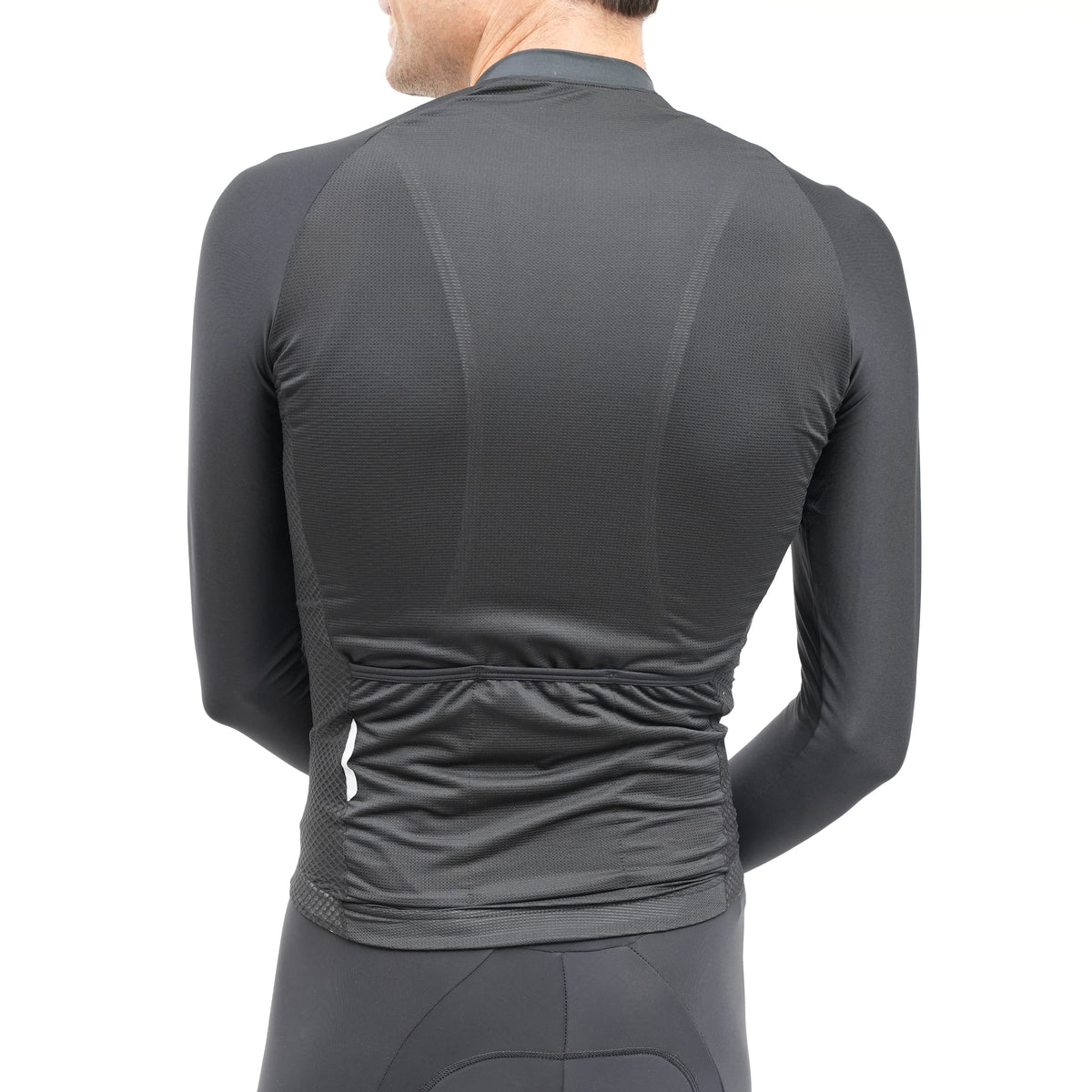 Aero Long Sleeve Jersey - Black – The Black Bibs