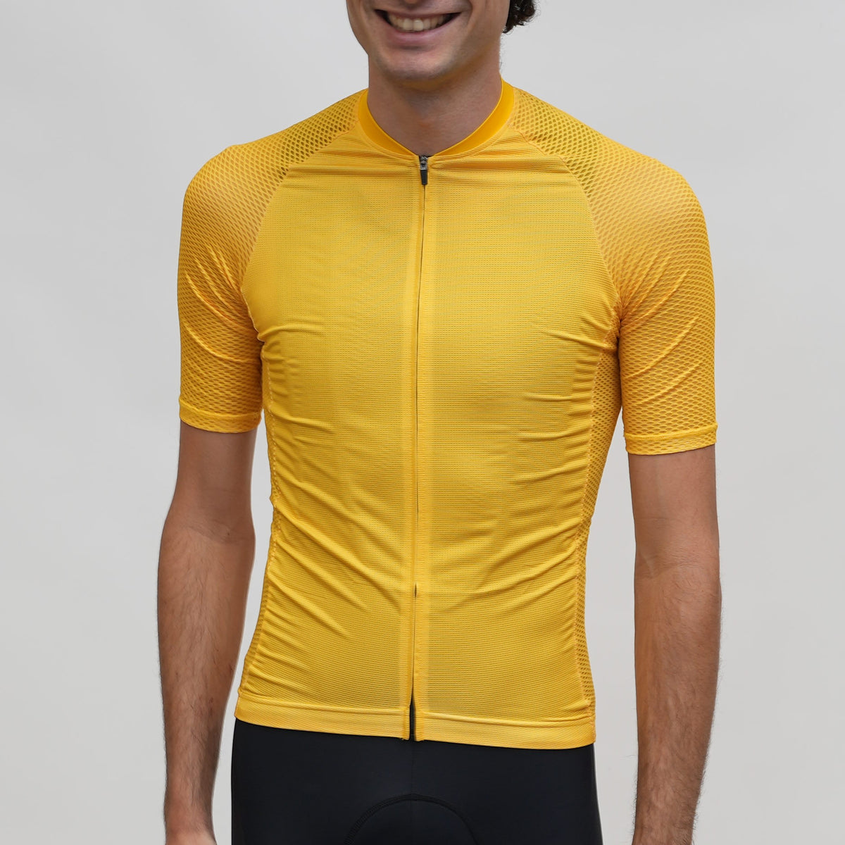 Tall Summer Jersey - Yellow – The Black Bibs