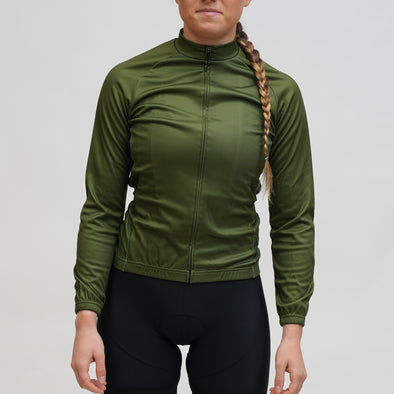 Women's Winter Jersey Olive