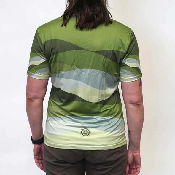 Short Sleeved Green Tech Tee