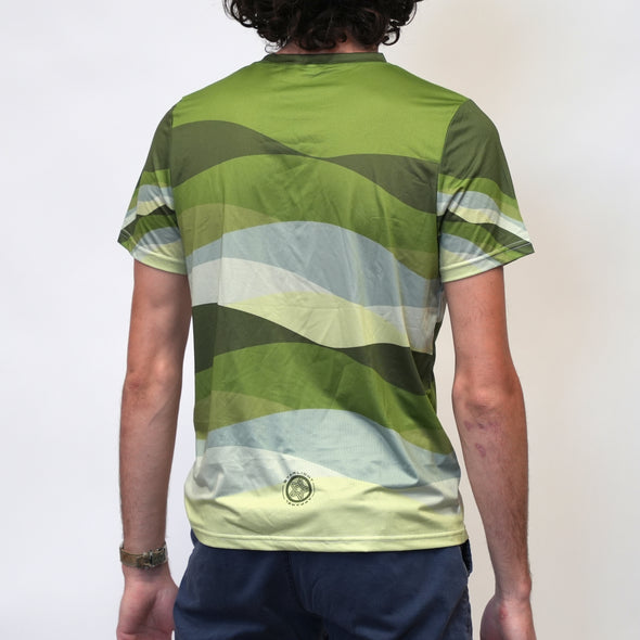 Short Sleeved Green Tech Tee