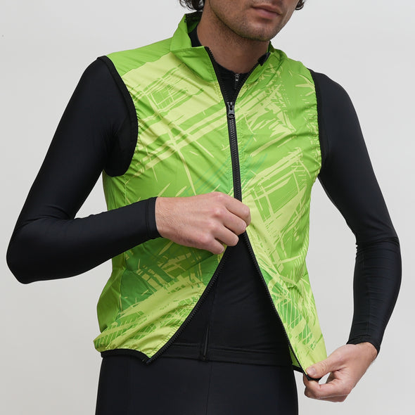 Wind Vest Green Fall Design
