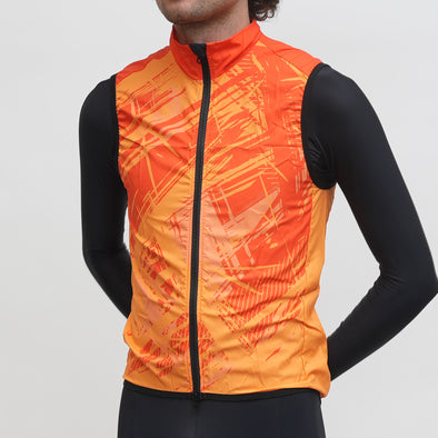 Wind Vest Orange Fall Design