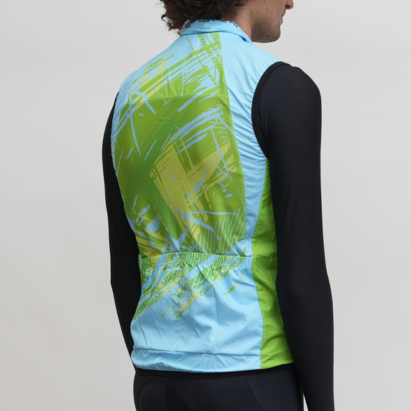 Wind Vest Blue/Green Fall Design