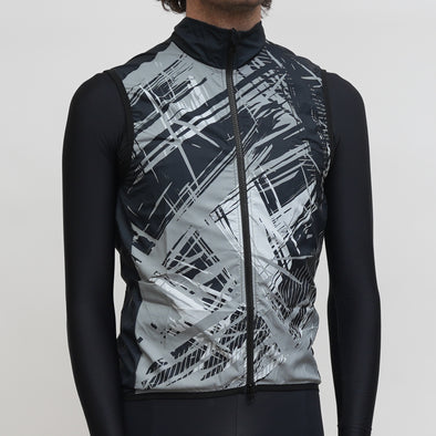 Wind Vest Black/Gray Fall Design
