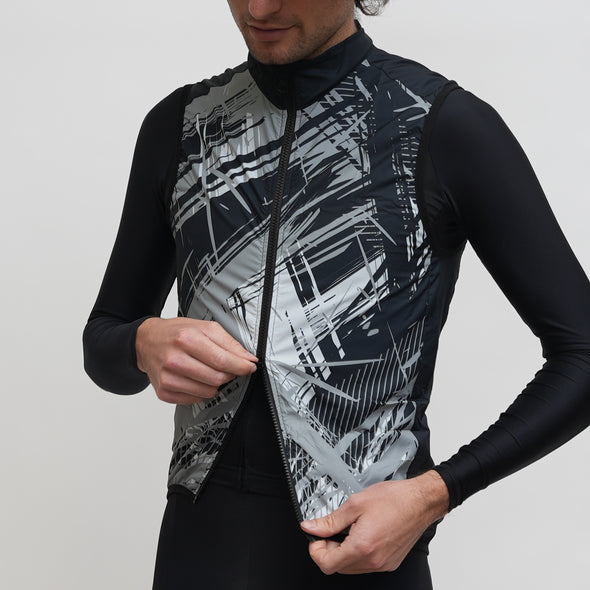 Wind Vest Black/Gray Fall Design