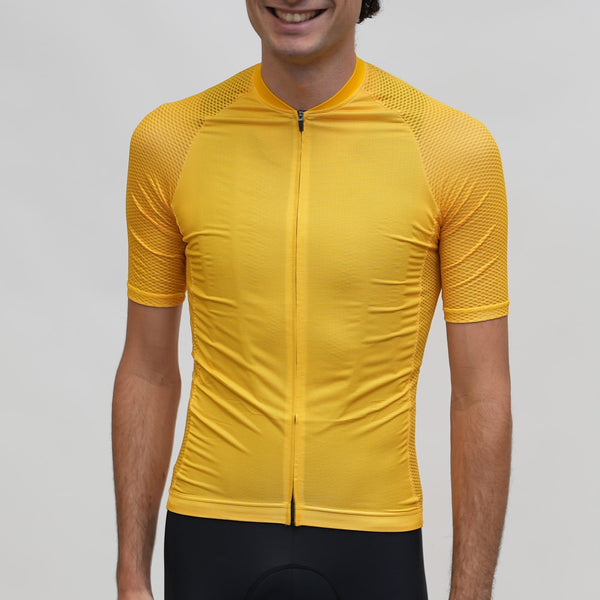 Tall Summer Jersey - Yellow – The Black Bibs