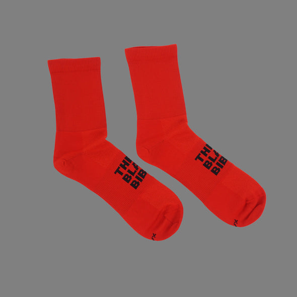 The Black Bibs Socks - Red