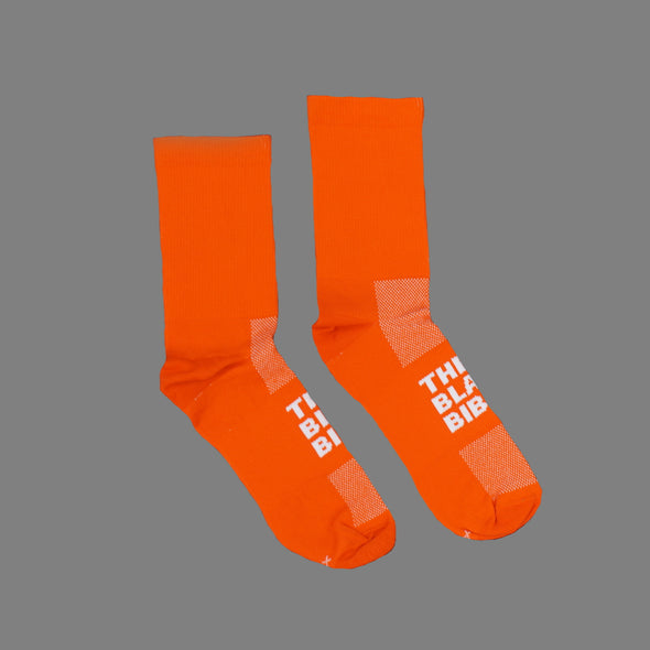 The Black Bibs Socks - Orange